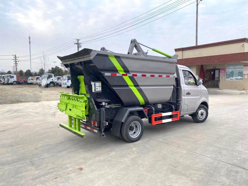 【4立方】長安汽油雙輪后裝掛桶垃圾車