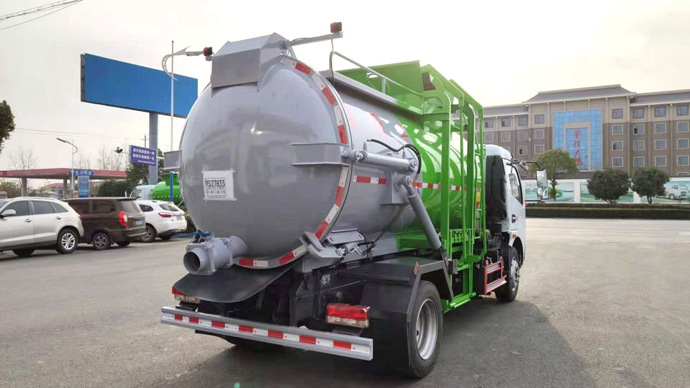 【7.5立方 圓箱】東風(fēng)多利卡D7餐廚垃圾車(chē)